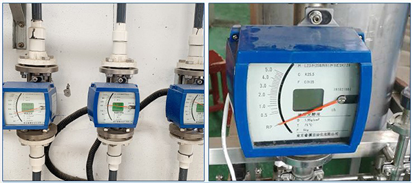 金屬浮子流量計(jì)現(xiàn)場(chǎng)安裝使用圖