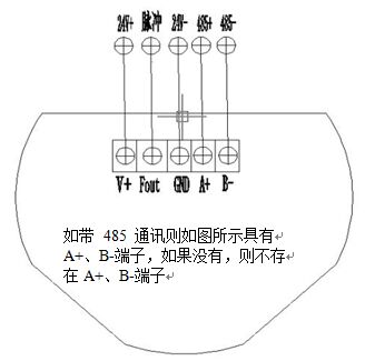 電池供電渦輪流量計接線圖