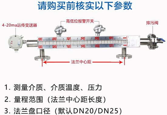 高溫磁翻板液位計(jì)結(jié)構(gòu)分析圖